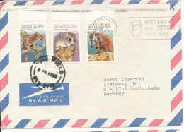 Australia Air Mail Cover Sent To Germany 3-2-1993 Topic Stamps - Cartas & Documentos