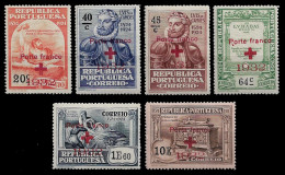 PORTUGAL PORTE FRANCO - 1932 SET SURCHARGED MLH (NP#94-P06-L1) - Ongebruikt