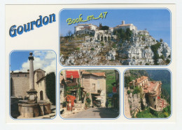 {87251} 06 Alpes Maritimes Gourdon , Multivues ; Divers Aspects - Gourdon