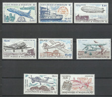 Saint Pierre Et Miquelon SPM Poste Aérienne  N° 64 à 71  Neufs  * *   B/TB Voir Scans Soldé Moins Cher Qu'à La Poste  ! - Unused Stamps