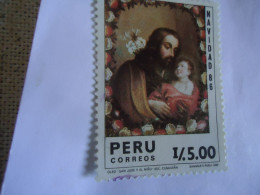 PERU MNH  STAMPS  CRHISTMAS  86 - Pérou