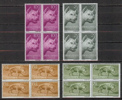 Sahara 1957 - Dia Del Sello, Hienas Ed 142-45 (**) Bk - Dag Van De Postzegel