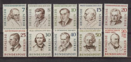 Berlín 1957. Personajes M=163-72 Y=144-51  (**) - Unused Stamps