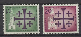 Berlín 1961.  Protestant Church M=215-16 Y=193-94  (**) - Unused Stamps