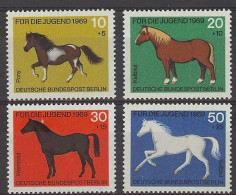 Berlín 1969. Caballos M=326-29 Y=301-04  (**) - Ongebruikt