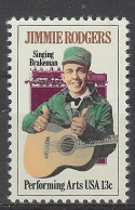 USA 1978.  Jimmie Rodgers Sn 1755  (**) - Unused Stamps