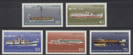 Berlín 1975. Barcos Turisticos M=483-87 Y=447-51  (**) - Unused Stamps