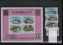 Kiribati Michel Cat.No. Mnh/** 349/352 + Sheet 7 - Kiribati (1979-...)
