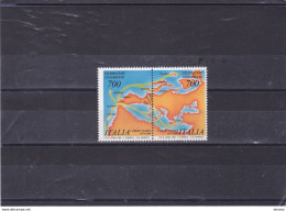 ITALIE 1990 Premier Voyage De Christophe Colomb, Cartes Yvert 1835-1836 NEUF** MNH Cote 3,50 Euros - 1981-90:  Nuovi