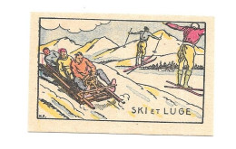 KB1417 - VIGNETTE PRODUITS CHANTECLAIR CHATILLON SUR LOIRE - SKI ET LUGE - Winter Sports