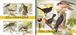 Liberia 2023, Animals, Trees And Birds, 4val In BF +BF - Arbres