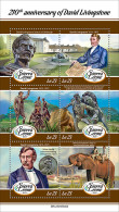 Sierra Leone  2023 210th Anniversary Of David Livingstone. (445a02) OFFICIAL ISSUE - Esploratori