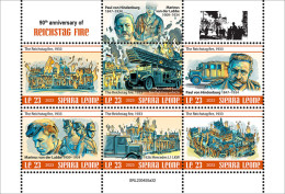 Sierra Leone  2023 90th Anniversary Of Reichstag Fire. (445a32) OFFICIAL ISSUE - Altri & Non Classificati