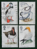 Bird Vogel Oiseau Pajaro (Mi 1185-1188) 1989 Used Gebruikt Oblitere ENGLAND GRANDE-BRETAGNE GB GREAT BRITAIN - Usados