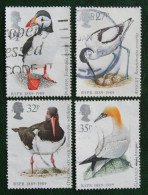 Bird Vogel Oiseau Pajaro (Mi 1185-1188) 1989 Used Gebruikt Oblitere ENGLAND GRANDE-BRETAGNE GB GREAT BRITAIN - Gebraucht