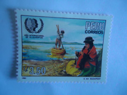 PERU MNH  STAMPS   PAINTING 1985 - Perú