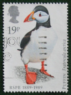 19P Bird Vogel Oiseau Pajaro (Mi 1185) 1989 Used Gebruikt Oblitere ENGLAND GRANDE-BRETAGNE GB GREAT BRITAIN - Usati