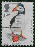19P Bird Vogel Oiseau Pajaro (Mi 1185) 1989 Used Gebruikt Oblitere ENGLAND GRANDE-BRETAGNE GB GREAT BRITAIN - Gebraucht