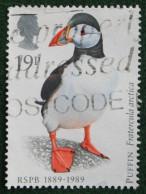 19P Bird Vogel Oiseau Pajaro (Mi 1185) 1989 Used Gebruikt Oblitere ENGLAND GRANDE-BRETAGNE GB GREAT BRITAIN - Usados