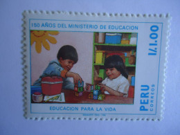 PERU MNH  STAMPS   1985 EDUCATION - Peru