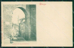 Siena Città Arco Di San Giuseppe Cartolina MT1605 - Siena