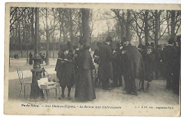 Carte Postale  : Paris Vécu - Aux Champs Elysées - La Bourse Aux Timbres Poste - Lots, Séries, Collections