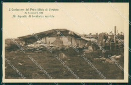 Varese Vergiate Esplosione Del Proiettificio Deposito Bombarde Cartolina MT2311 - Varese