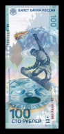 Rusia Russia 100 Rubles Commemorative Sochi 2014 Pick 274b Serie Aa Hybrid Sc Unc - Rusia