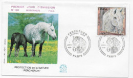 Enveloppe Premier Jour- Percheron 7 Janv 1978 Paris (75) F.D.C. 1052 N° 1982 - 1970-1979