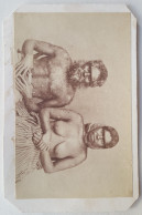 Aborigène CDV Circa1870 Couple Torse Nu - Oceania