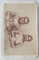 Aborigène CDV Circa1870 Couple Torse Nu - Oceanía