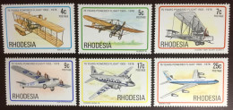 Rhodesia 1978 Powered Flight Anniversary Aircraft MNH - Rhodesia (1964-1980)