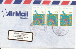 Australia Air Mail Cover Sent To Germany 17-11-1993 Topic Stamps - Cartas & Documentos