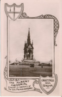 PC36163 Greetings From London. The Albert Memorial. Davidson Bros. RP - Other & Unclassified