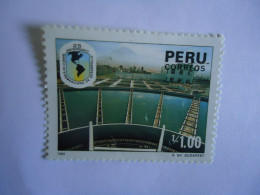 PERU MNH STAMPS  ANNIVERSARIES BANKA 1985 - Pérou
