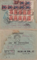 R Brief  Morshansk - Berlin  (Inflation)        1923 - Storia Postale