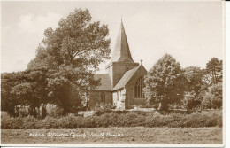 PC35890 Alfriston Church. South Downs. Sweetman. No 52440. RP - Monde