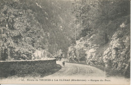 PC39579 Route De Thones A La Clusaz. Hte Savoie. Gorges Du Parc. No 41 - Monde