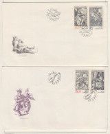 CESKOSLOVENSKO FDC MICHEL 2661/2665 Musique - FDC