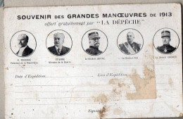 CPA 1913 SOUIVENIR DES GRANDES MANOEUVRES  (offerte Par La Dépêche ° (PPP46893) - Maniobras