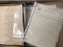 Lot De 55 Documents Famille DONNAT -Muller-Seguelat-Huart 1795-1940 Bas Rhin- Ariège - Pas De Calais - Historische Dokumente