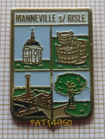 PAT14950 MANNEVILLE Sur RISLE  BLASON Dpt 27 EURE - Ciudades