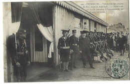 Carte Postale  : Cherbourg - Translation Des Cendres De Paul Jones En Amérique  - Garde Américaine Et Française - Cherbourg