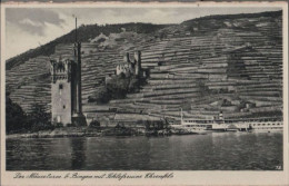 54792 - Bingen - Mäuseturm Mit Ruine Ehrenfels - Ca. 1950 - Bingen