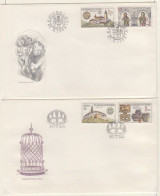 Delcampe - CESKOSLOVENSKO FDC MICHEL 2671/74 Burg & Chateaux - FDC