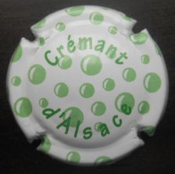 Capsule Muselet Crémant D' Alsace  Bulle Bulles Vertes - Sonstige & Ohne Zuordnung