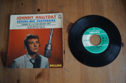 JOHNNY HALLYDAY EXCUSE MOI PARTENAIRE EP 1964 VARIANTE  BEATLES - 45 Toeren - Maxi-Single