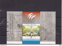 ISRAEL 1989 - The 200th Anniversary Of French Revolution - 3,50 New Shekel - Mi Block 39 Yv 40 MNH ** - Neufs (avec Tabs)