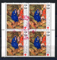 RC 27296 FRANCE N° 2498 TIMBRE CROIX ROUGE 19878 PROVENANT DE CARNET TB - Gebraucht