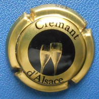 Muselet Crémant D' Alsace  Partager Verres Verre Feu D'artifice - Autres & Non Classés